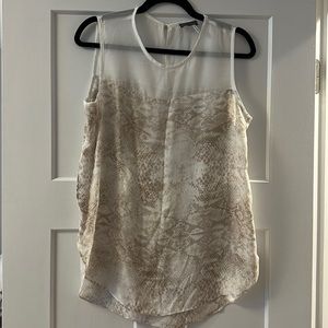 Vince Camuto snakeskin tank
